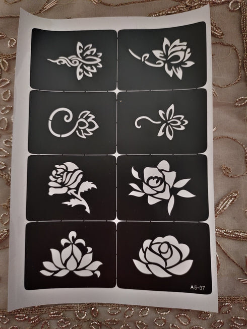 DIY Henna Tattoos Stencil